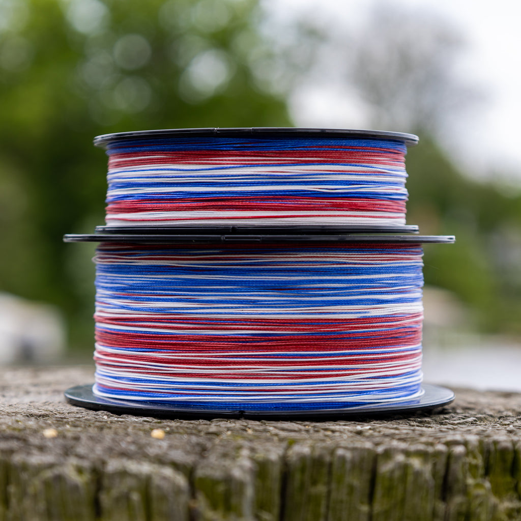 Reaction Tackle X8 Braided Fishing Line - USA Camo 8 Strand