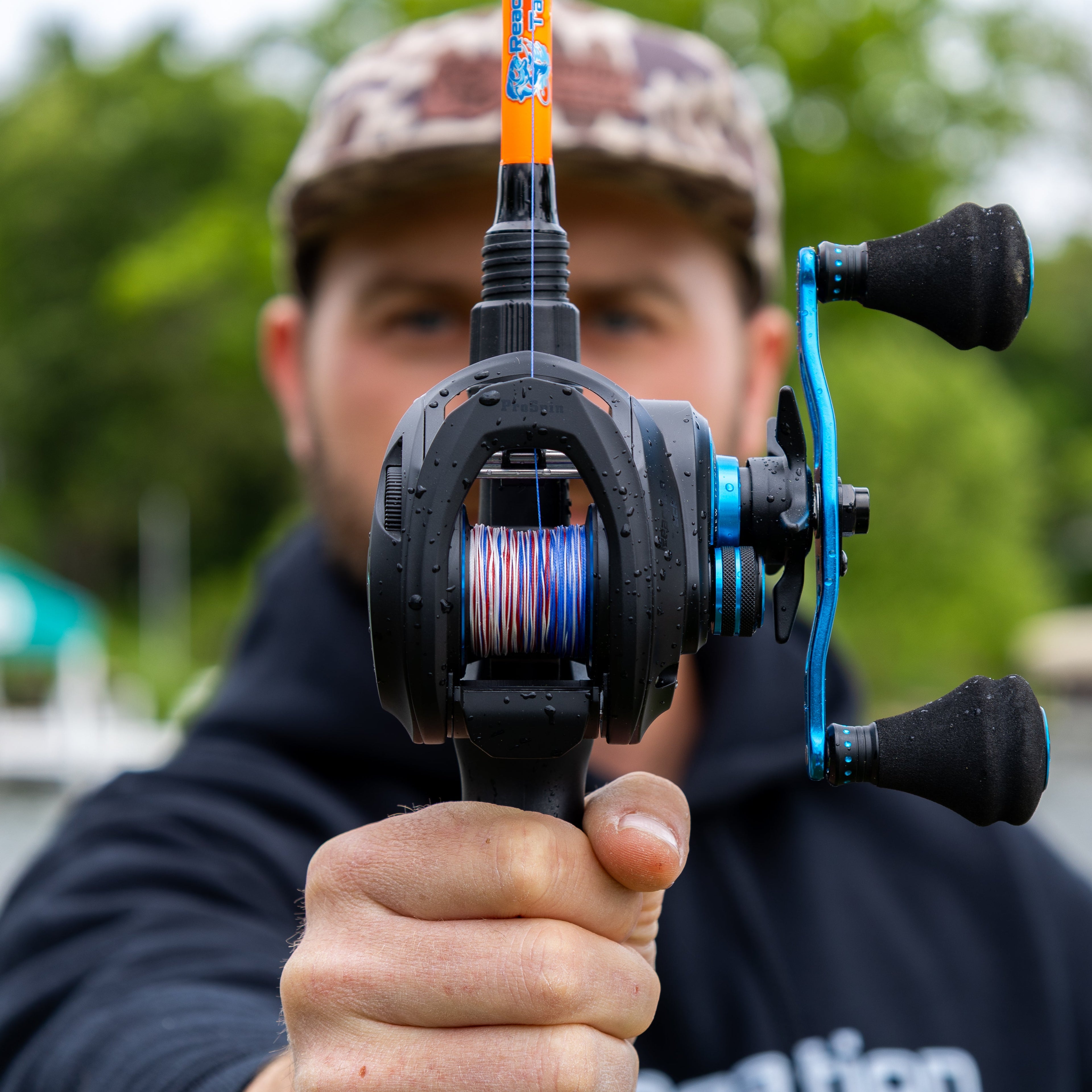 Reaction Tackle X8 Braided Fishing Line - USA Camo 8 Strand