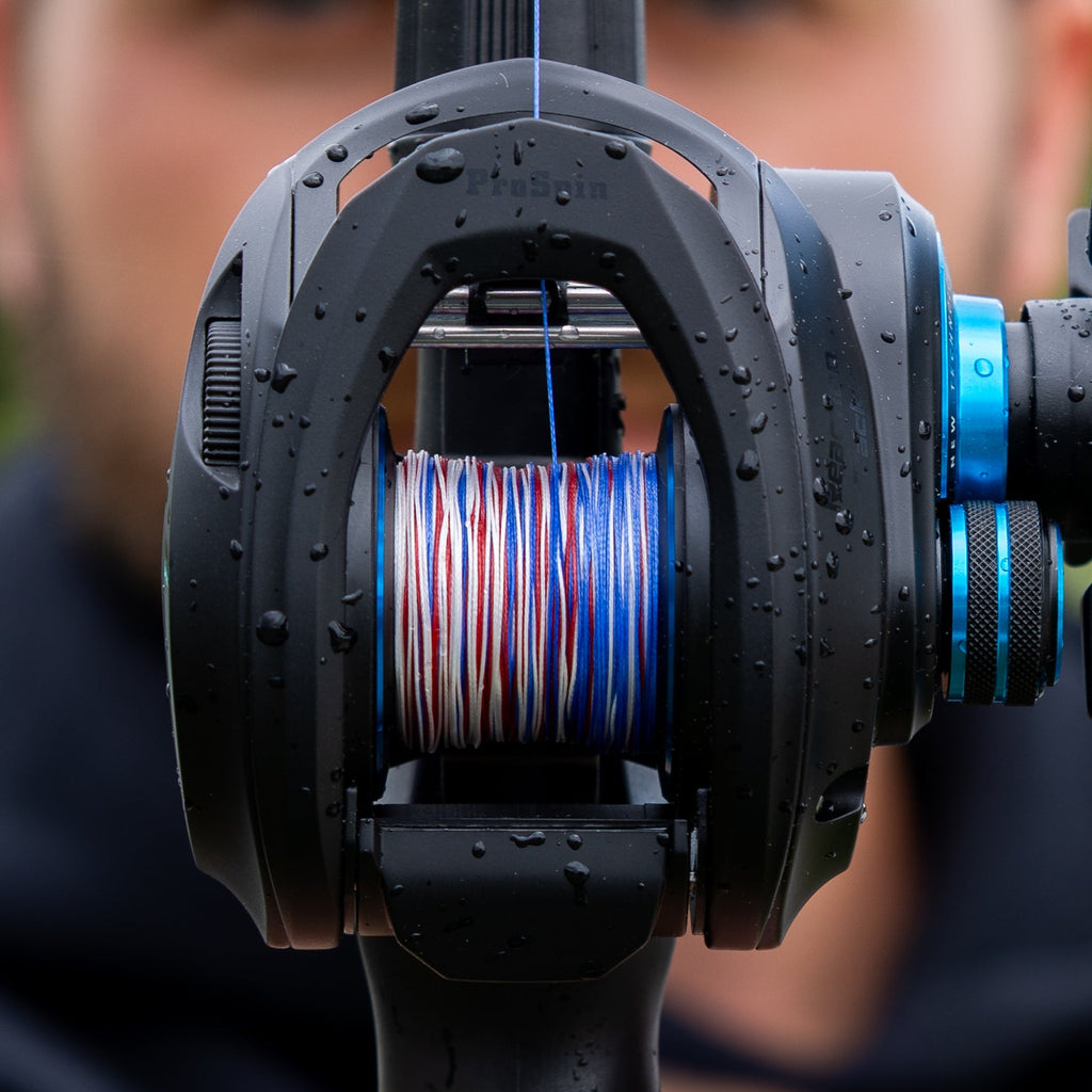 Reaction Tackle X8 Braided Fishing Line - USA Camo 8 Strand