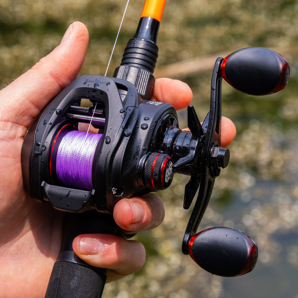 Reaction Tackle Braided Fishing Line - Purple