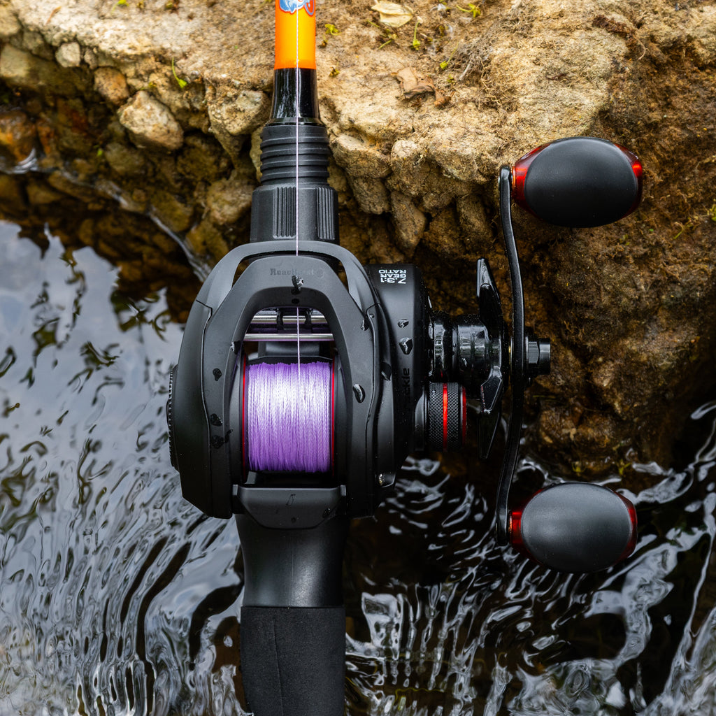 Reaction Tackle Braided Fishing Line - Purple