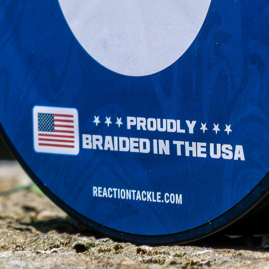 Reaction Tackle BRAIDED IN THE USA Fishing Line - X4