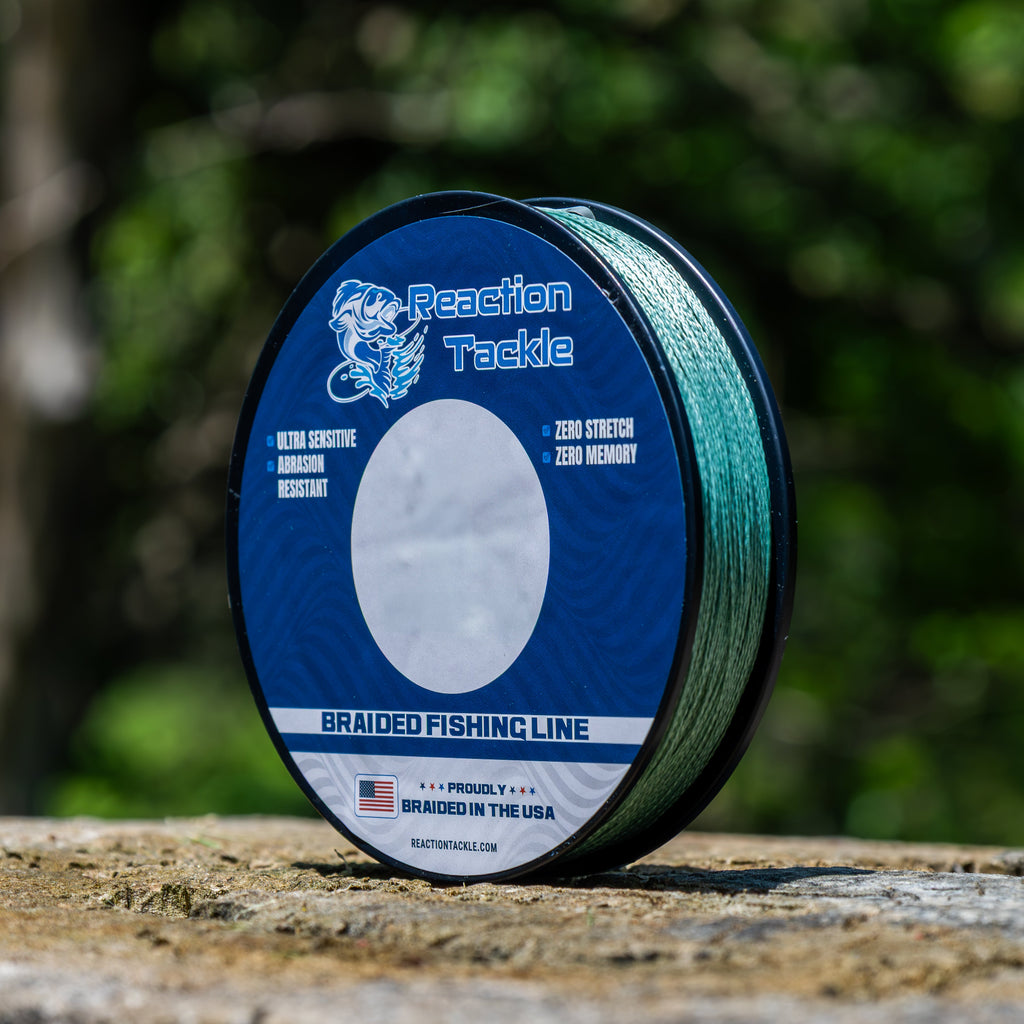 Reaction Tackle BRAIDED IN THE USA Fishing Line - X4
