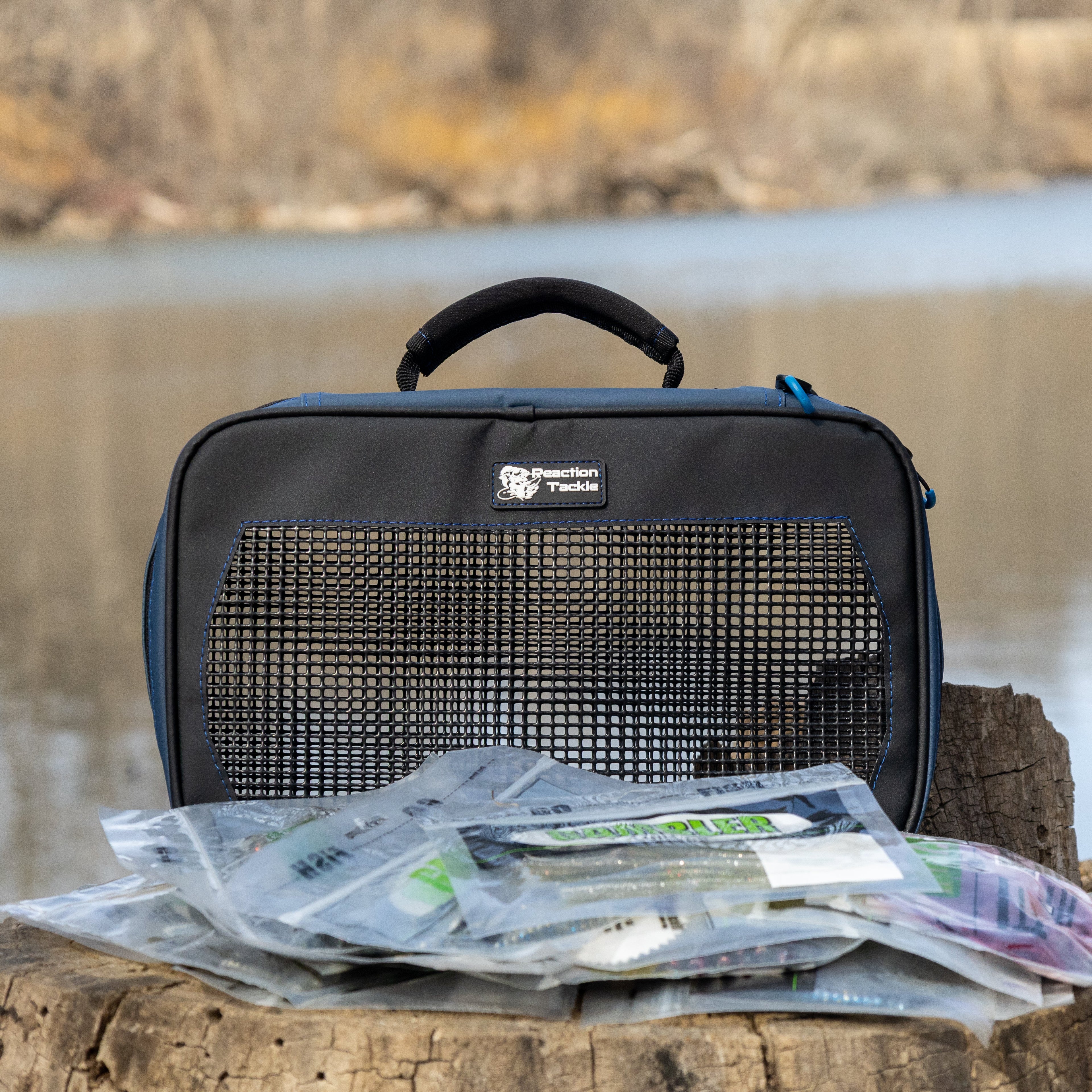 Reaction Tackle Breathable Mesh Bait Binder and Tackle Storage