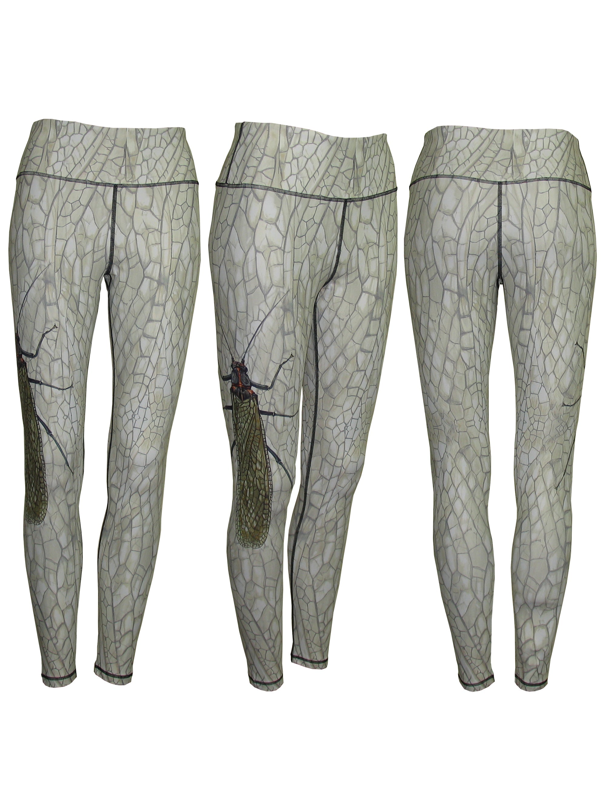 Salmonfly Fish Print Patterned All Sport Leggings