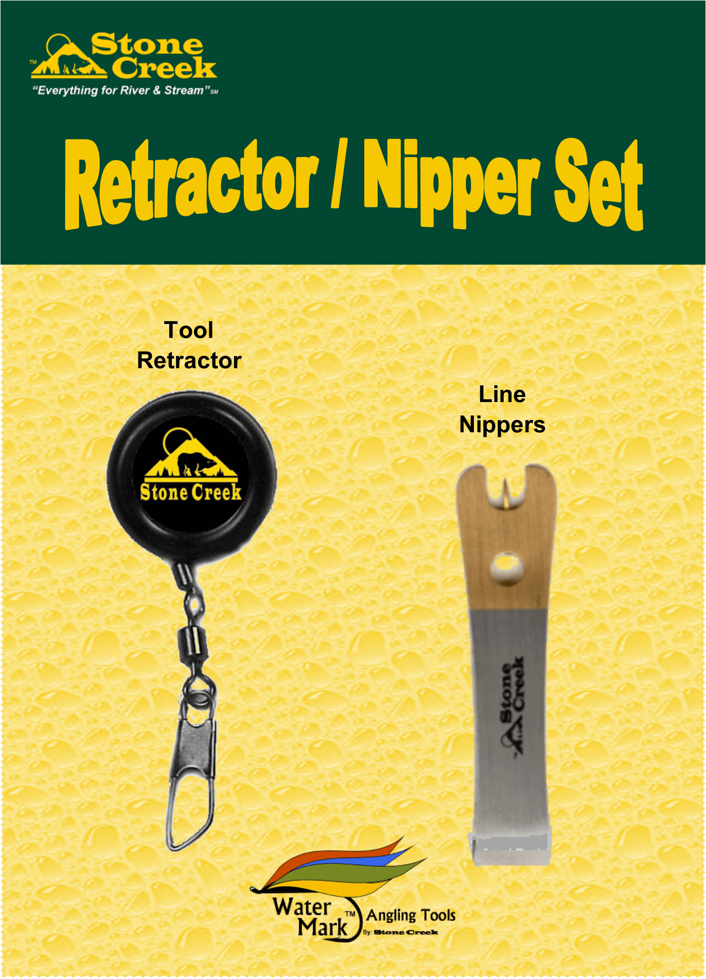 Fly Fishing Retractor/Nipper combo