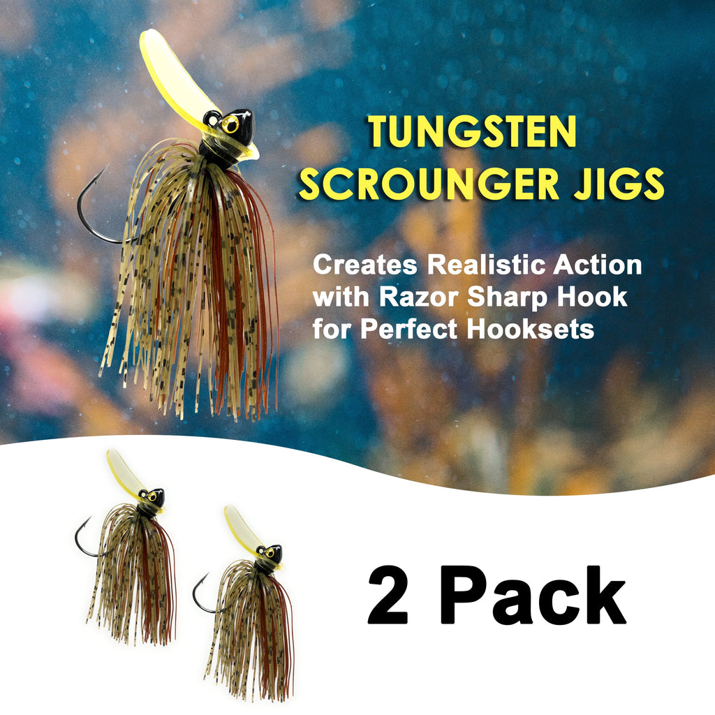 Reaction Tackle Tungsten Wobble Bill Jigs (2-Pack)