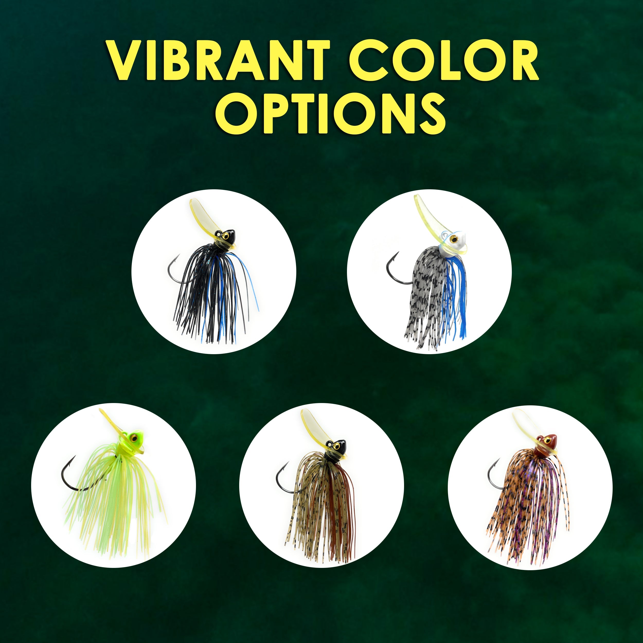 Reaction Tackle Tungsten Wobble Bill Jigs (2-Pack)