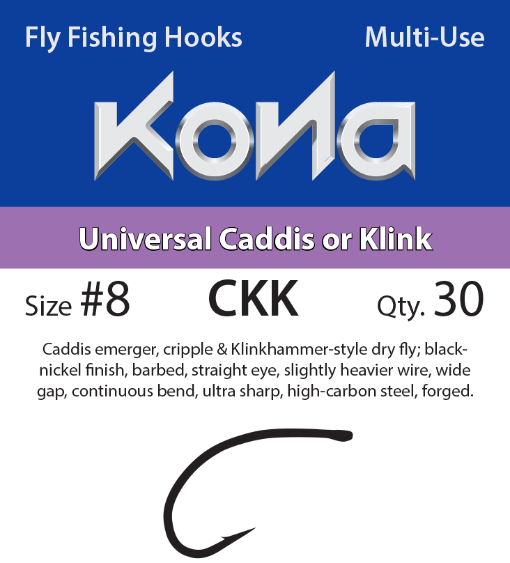 Kona Universal Caddis or Klink (CKK) hook