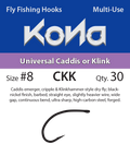 Kona Universal Caddis or Klink (CKK) hook