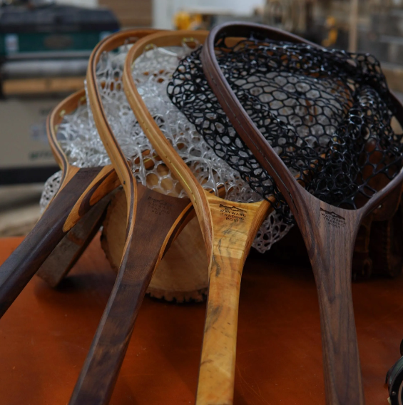 Little Dipper 12"x8" - Walnut Fly Fishing Traditional Landing Net - Handcrafted & Made in USA