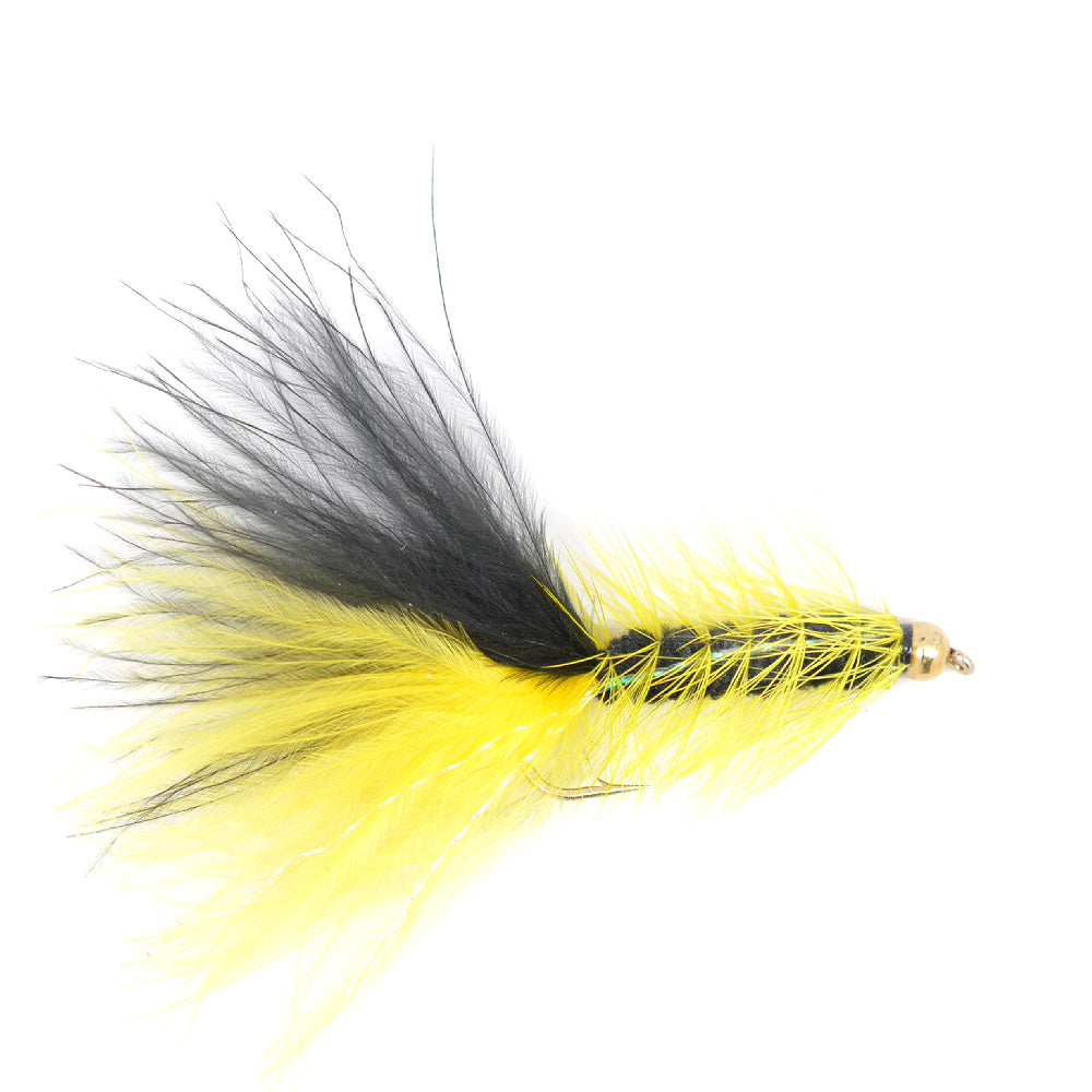 Basics Collection - Crystal Woolly Bugger Assortment - 10 Bead Head Wet Flies - 5 Patterns - Hook Size 8
