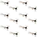 Improved Zelon Midge 12 Flies Hook Size 20