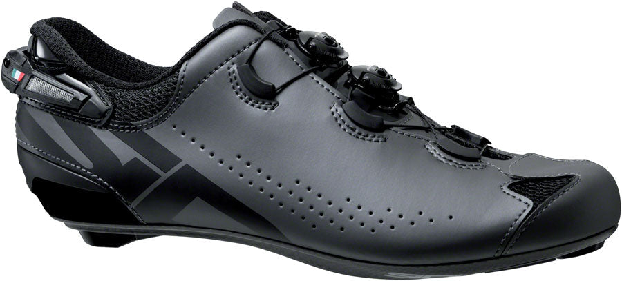 SIDI Shot 2S Road Shoes - Men's Anthracite/Black 45.5