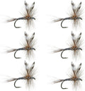 Barbless Adams Classic Dry Fly - Set of 6 - Hook Size 16