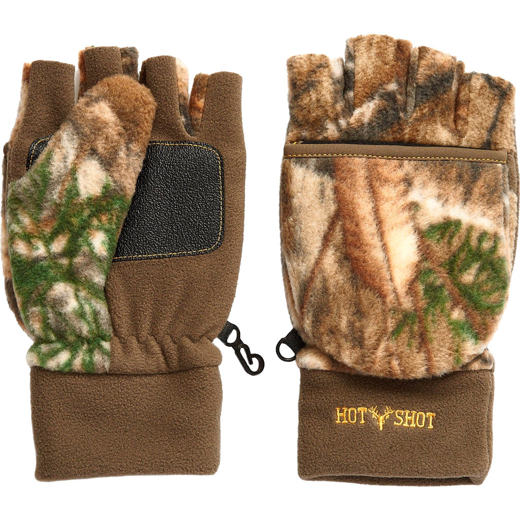 Hot Shot Bulls-eye Pop-top Mitten XL Realtree Edge