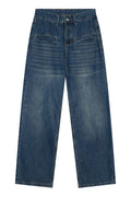 Front Pockets Baggy Jeans