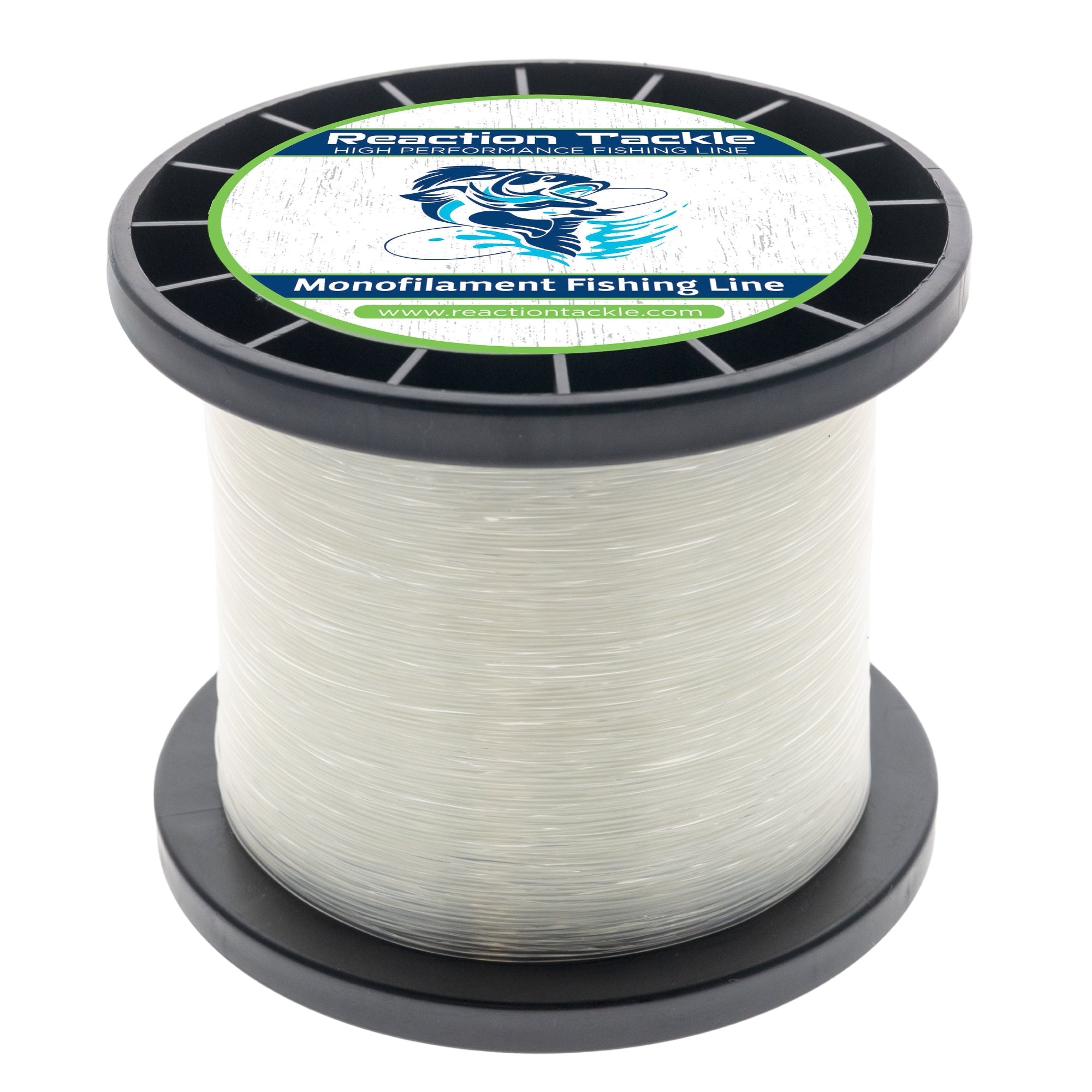 Reaction Tackle Nylon Monofilament Fishing Line - 1 Pound Jumbo Spools