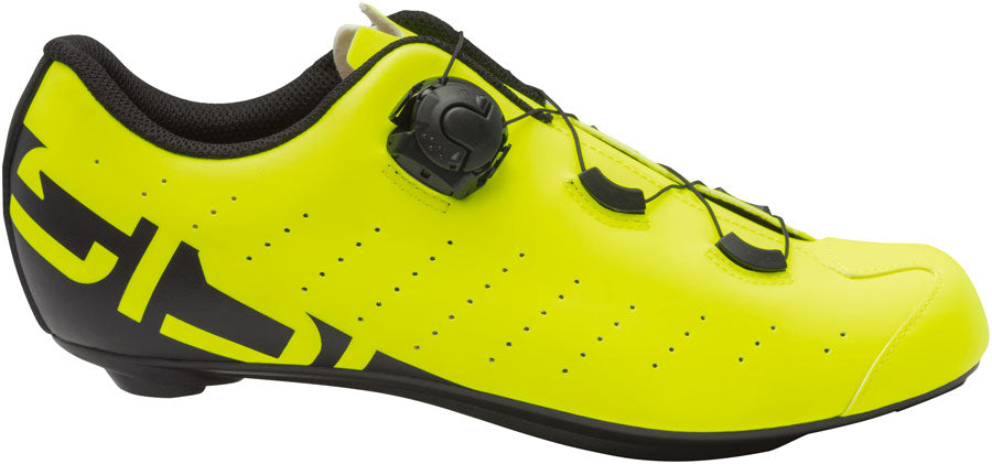 SIDI Fast 2 Road Shoes - Men's Yellow Fluo/Black 44.5