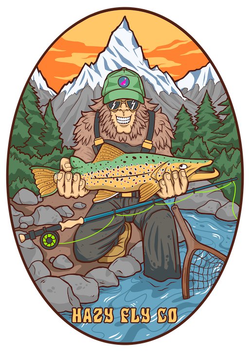 Haze Oval Sticker