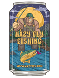 Hazy Beer Can Sticker