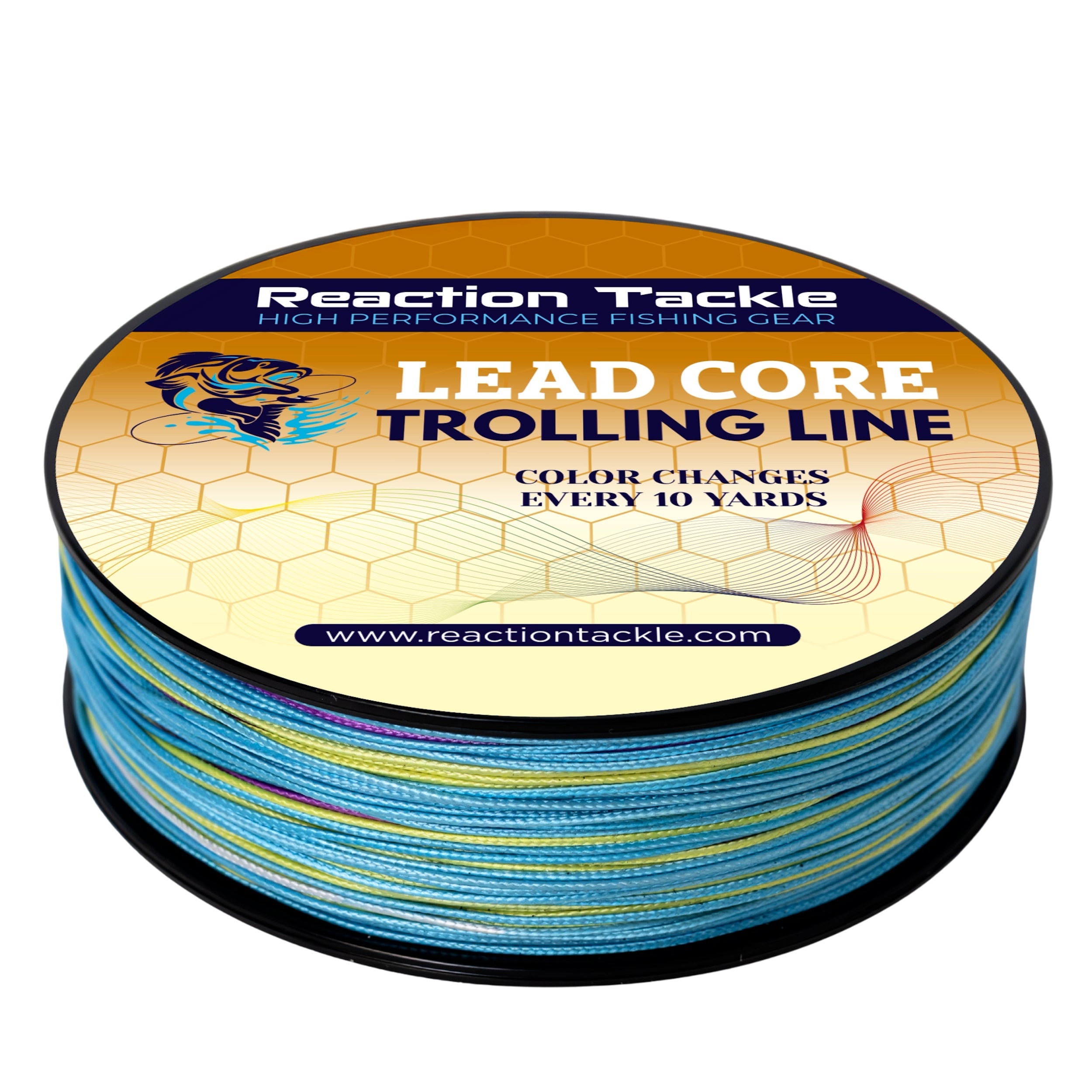 Reaction Tackle Lead Core Metered Trolling Braided Line