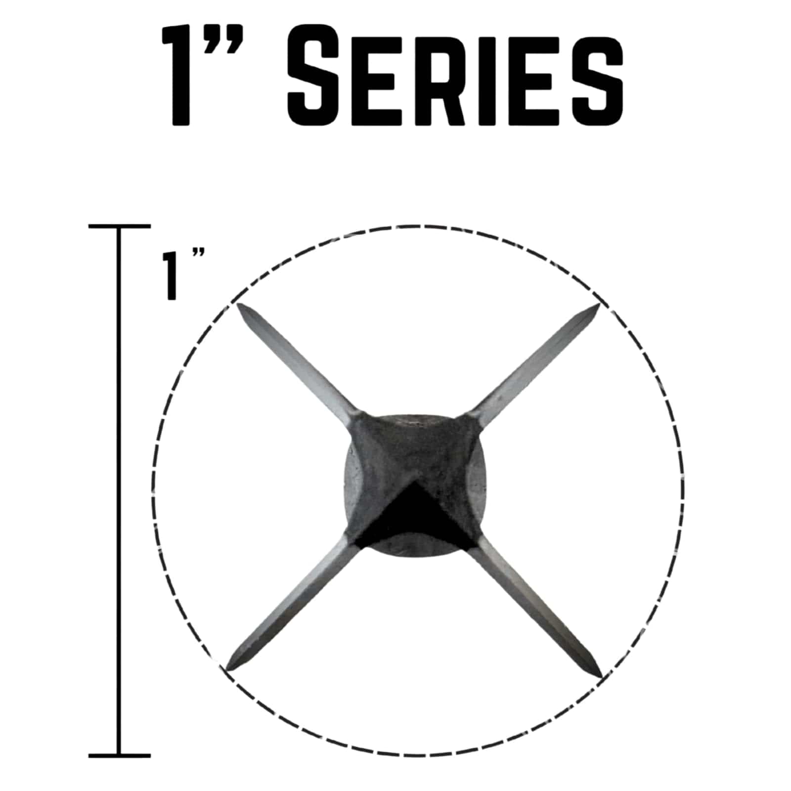TOTA | 125 grain broadhead | 1-inch vented | fixed blade